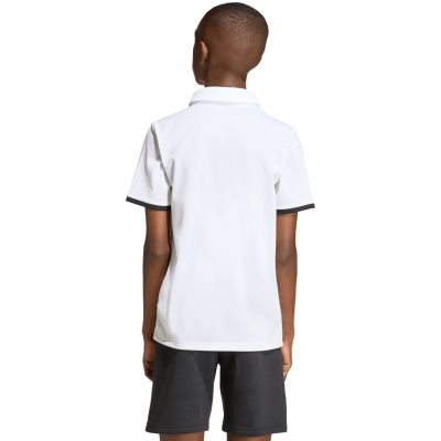 13. adidas Entrada 26 Polo T-shirt for kids white JZ6624