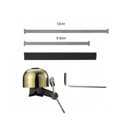 3. Rockbros 15-1BG retro bicycle bell - gold