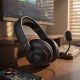 7. Acefast H15 Wireless Bluetooth / 2.4 GHz / AUX Gaming Headphones with Microphone and RGB Backlight - Black