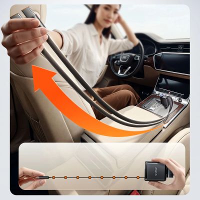 5. ORICO Twin Reach 45W 1A3C Dual Retractable Car Charger