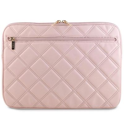 3. Guess Quilted 4G cover for a 14" laptop - pink