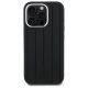 3. Mercedes Silicone Vertical Tonal Stripes MagSafe Case for iPhone 16 Pro Max - Black