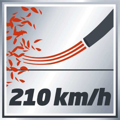 6. Einhell GE-CL 18 Li E - Solo Cordless Leaf Blower 210 km/h Black, Red