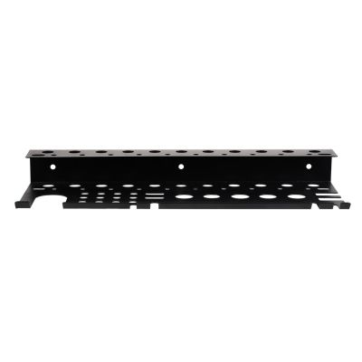 10. MACLEAN WALL ORGANIZER TOOL SHELF MACLEAN WALL ORGANIZER / TOOL SHELF, BLACK, DIMENSIONS 40X14.5X4.6CM, M