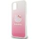 6. Hello Kitty IML Gradient Electrop Kitty Head Case for iPhone 11 / Xr - Pink