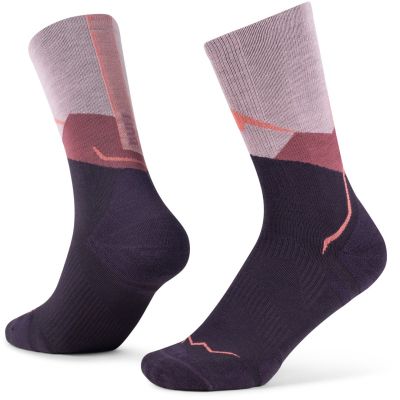 Buff MERINO LIGHTWEIGHT CREW SOCK LWC1 PINK L socks