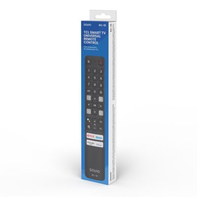9. SAVIO UNIVERSAL REMOTE CONTROL FOR TV / REPLACEMENT FOR TCL TV - SMART TV RC-15