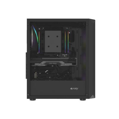 2. FURY COMPUTER CASE FURY SHOBO SH4F RGB MIDI WITH WINDOW BLACK