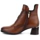 3. Women's insulated ankle boots with a block heel, brown, Potocki SZ12868
