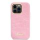 3. Guess Croco Collection case for iPhone 14 Pro - pink