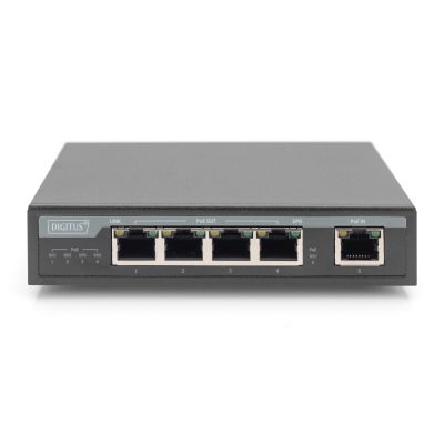 3. Digitus 4-Port Gigabit 4PPoE Extender, 802.3at, 60W