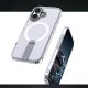 6. Hybrid Armor X Case for iPhone 17 with Stand, Compatible with MagSafe - Transparent