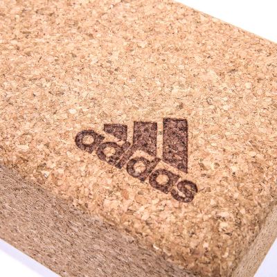 8. Adidas ADYG-20100CORK yoga block