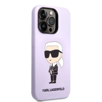 4. Karl Lagerfeld KLHCP14XSNIKBCU iPhone 14 Pro Max 6.7" hardcase purple/purple Silicone Ikonik