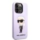4. Karl Lagerfeld KLHCP14XSNIKBCU iPhone 14 Pro Max 6.7" hardcase purple/purple Silicone Ikonik