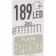 14. CHRISTMAS TREE LIGHTS LIGHT CURTAIN 200x70CM OUTDOOR LED WARM WHITE FLASH
