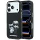 Karl Lagerfeld Smooth Karl & Choupette Bodies Sketch MagSafe Case for iPhone 18 Pro / 17 Pro - Black