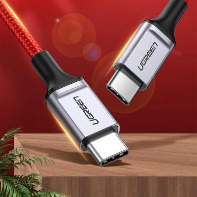 6. Ugreen US294 USB-C - USB-C 3A 480Mb/s cable 1m - red