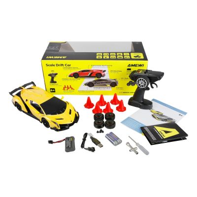 6. Licensed Amewi RC Drift Lamborghini Veneno Yellow