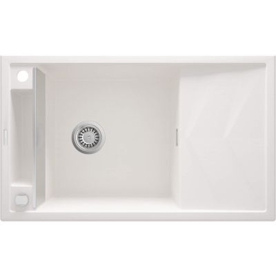 Magnetic granite sink, 1-bowl, with drainer, ZRM A113 5908212094921
