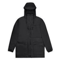 Rains CARGO LONG JACKET W3 12060 01 BLACK