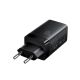 7. Joyroom JR-TG10 65W GaN 2x USB-C + USB-A wall charger with 100W USB-C - USB-C 1.2m cable - black