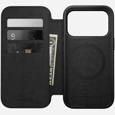 2. Nomad Modern Leather Folio Cell Phone Case 16 cm (6.3") Tan/Light Brown