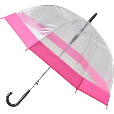 Long Transparent Pink Umbrella SEMI LINE