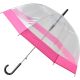 Long Transparent Pink Umbrella SEMI LINE