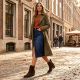 8. Women's leather ankle boots, insulated, brown cowboy boots, Big Star SS274473