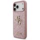 2. Guess Fixed Glitter Big 4G Case for iPhone 18 Pro Max / 17 Pro Max - Pink