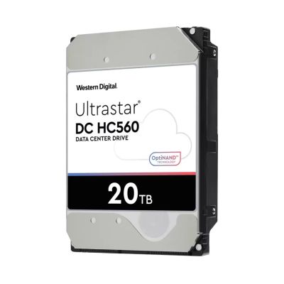 3. Western Digital Ultrastar DC HC560 WUH722020BL5204 Server HDD (20 TB; 3.5"; SAS)