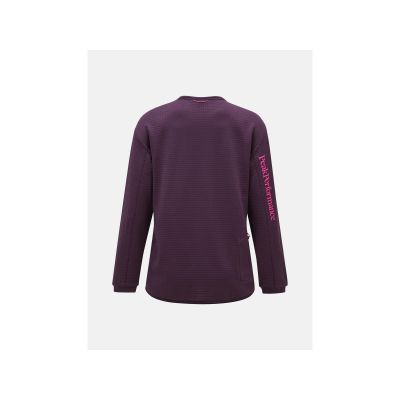 4. Peak Performance W Trail Polartec Crew Purple Sweatshirt