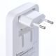 7. Hama GaN Charger 65W 2x USB-C 1x USB-A Foldable - White