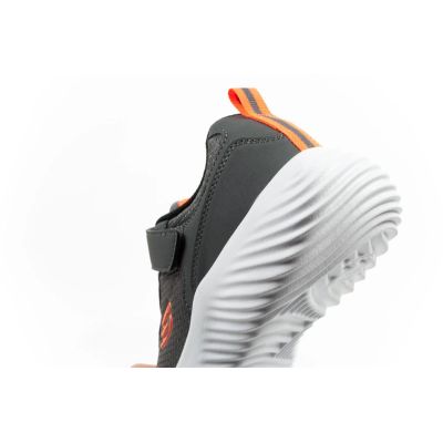 7. Skechers Bounder children's sports shoes with Velcro, lightweight, fashionable gray