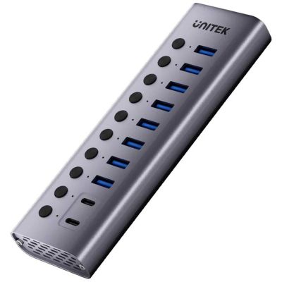 3. Unitek Hub USB C/USB A 10in1 5Gbps with port switches