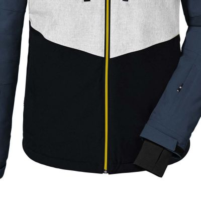 4. Killtec KSW 45 men's ski jacket with detachable hood and zipper, blue (38699/872)