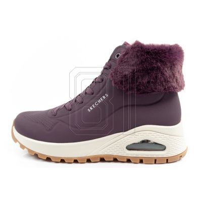 11. Skechers Uno Rugged Women's Insulated Winter Boots Purple