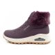 11. Skechers Uno Rugged Women's Insulated Winter Boots Purple
