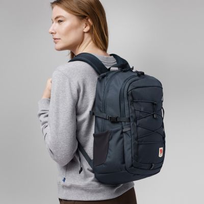 4. Fjällräven Skule 20 Backpack Navy Blue Oxford, Polyamide, Polyester, Polyurethane Laminate (PUL)