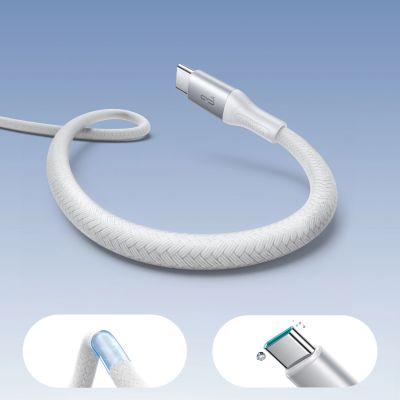 7. Joyroom S-A28 Flash Series 3A USB-A - USB-C Cable 2m - White