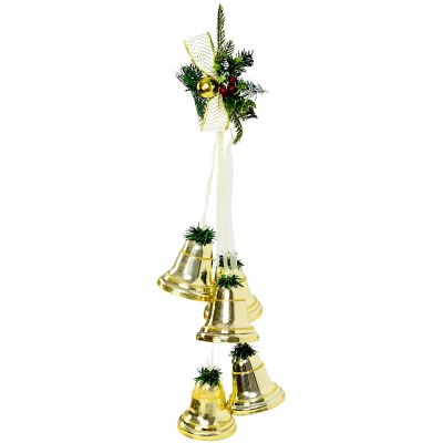 2. DECORATIVE CENTER CENTER BELLS LENGTH 71 CM CHAMPAGNE