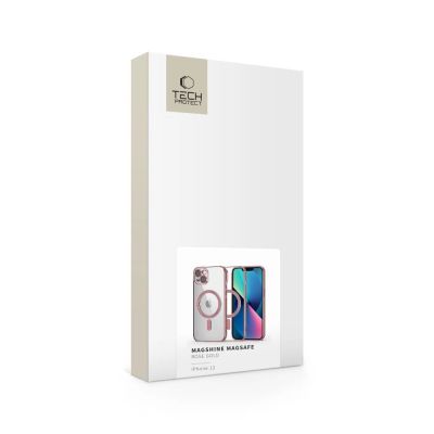 7. Tech-Protect MagShine Line MagSafe iPhone 13 Case - Pink