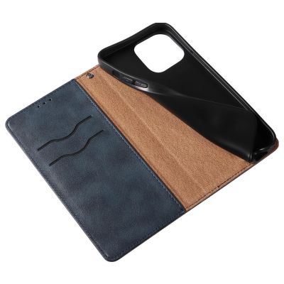 13. Magnet Strap Case Case for Samsung Galaxy S23 Flip Wallet Mini Lanyard Stand Blue