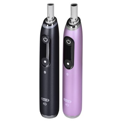 13. Braun Oral-B iO 9N Electric Toothbrush Set DUO BLACK ONYX & ROSE QUARTZ