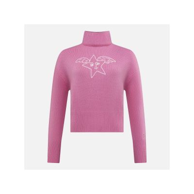 6. ROSSIGNOL W JCC SNOW ANGELS PULL pink women's sweater