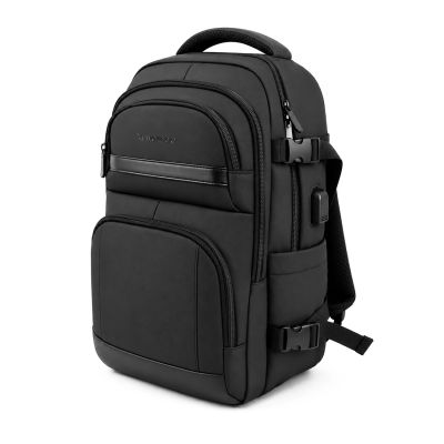 16. Wozinsky WPW-20L Travel Backpack with Laptop Pocket 40x20x25 cm for the Luggage Hold - Black
