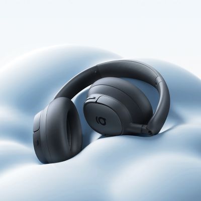 13. Baseus Bass BH1 NC Lite Wireless Over-Ear Headphones with ANC - Gray