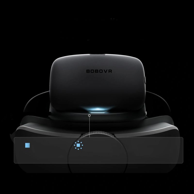 4. BoboVR P4U Head Strap with Battery for PICO 4 Ultra and Ultra Enterprise - White and Black