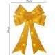7. DECORATIVE BOW 60CM GOLD 25 LED